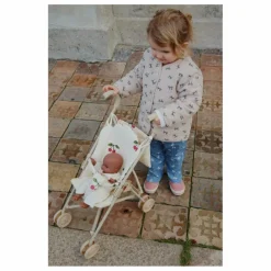 Konges Sløjd Poussette pour poupée Cherry et son poupon |