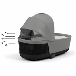 Cybex Poussette évolutive Priam châssis rose gold | Gris New