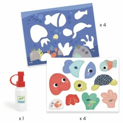 Best Djeco Premiers collages Multicolore