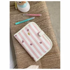 Milinane Protège carnet de santé Edgar | Rose pâle Best