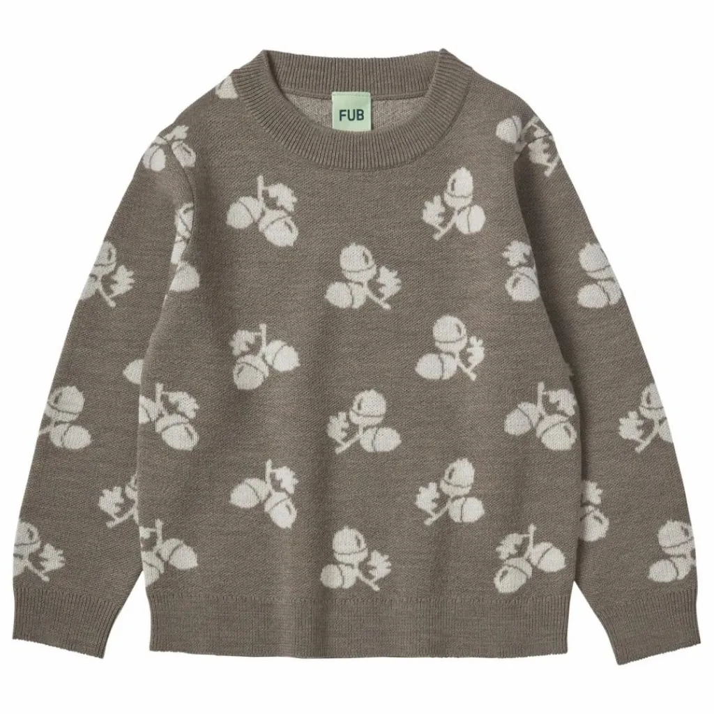 Enfant FUB Pulls, Gilets|Pulls, Gilets|Pull Acorn Maille Fine Laine Mérinos |