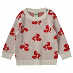 FUB Pull Acorn Maille Fine Laine Mérinos Bébé | Ecru Outlet