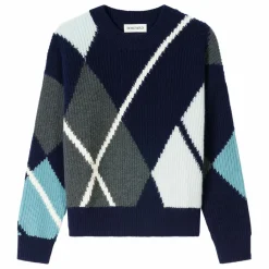 Enfant Bompard Pulls, Gilets|Pulls, Gilets|Pull Argyle Cachemire |