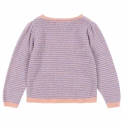 Online Konges Sløjd Pull Berle Puff Rayé Laine | Violet