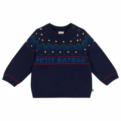 Petit Bateau Pull Bords-Côtes Jacquard Laine |