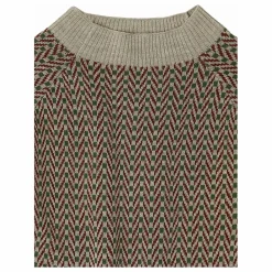 Hot FUB Pull Chevrons Laine de Mérinos | Beige chiné