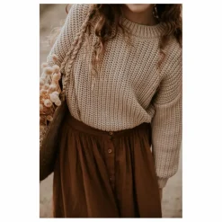 Yuki Pull Chunky Coton Bio | Ecru Sale