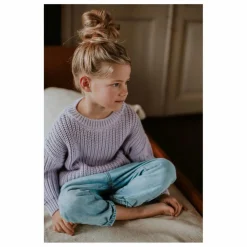 Yuki Pull Chunky Coton Bio | Lilas tLilas Online