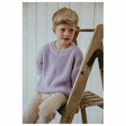 Yuki Pull Chunky Coton Bio | Lilas tLilas Online