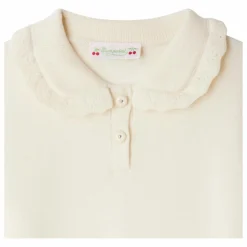 Sale Bonpoint Pull Col Brynja Laine | Ecru