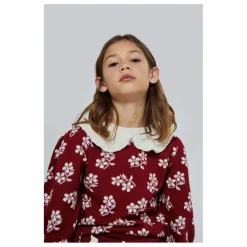 New Mipounet Pull Col Claudine Lila Laine Mérinos | Rouge