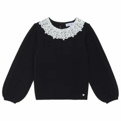 Enfant Tartine et Chocolat Pulls, Gilets|Pull Col Dentelle |