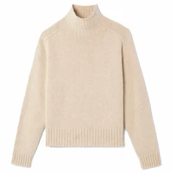 Bompard Pull Col Montant Manches Marteau Cachemire | Avoine Clearance