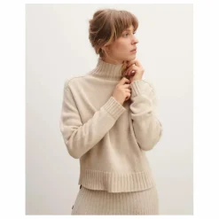 Bompard Pull Col Montant Manches Marteau Cachemire | Avoine Clearance