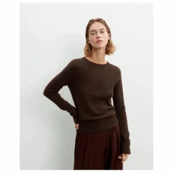 Online Bompard Pull Col Rond 4 Fils Cachemire | Chocolat
