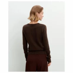 Online Bompard Pull Col Rond 4 Fils Cachemire | Chocolat