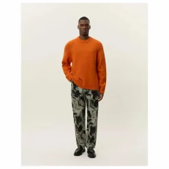 Les Deux Pull Col Rond Gilbert | Orange