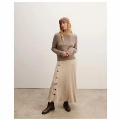 Femme Bompard Pulls, Gilets|Pull Col Rond Manches Marteau Cachemire |