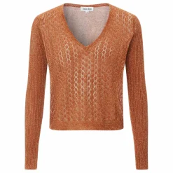 Clearance Alma Deia Pull Col V Lurex | Terre de soleil