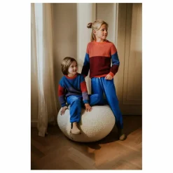 Yuki Pull Color Block Coton Bio | Corail Clearance