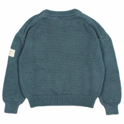 Búho Pull Coton Bio | Bleu canard Outlet