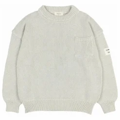 New Búho Pull Coton Bio | Gris clair