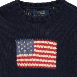 Ralph Lauren Pull Drapeau Américain | Bleu marine Hot