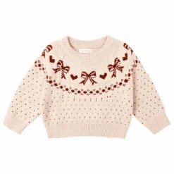 Enfant Rylee + Cru Pulls, Gilets|Pulls, Gilets|Pull Fair Isle Bows Mini |