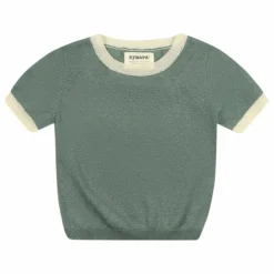 New Aymara Pull Fin Sienna Lin et Coton Bio | Vert d'eau