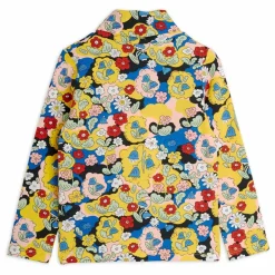 Outlet Mini Rodini Pull Fleuri Coton Bio | Jaune