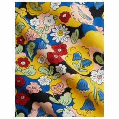 Outlet Mini Rodini Pull Fleuri Coton Bio | Jaune