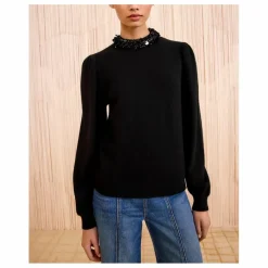 Femme Ulla Johnson Pulls, Gilets|Pull Kalani Brodée Cachemire |