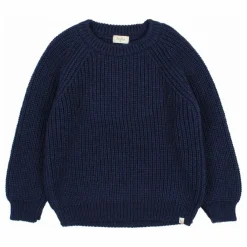 Búho Pull Laine Alpaga | Bleu marine Online
