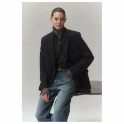 Pomandère Pull Laine Mérinos et Cachemire | Gris anthracite Online