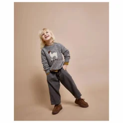 Discount Búho Pull Lama Fibres Recyclées | Gris