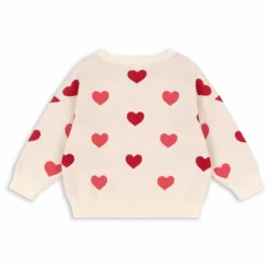 Enfant Konges Sløjd Pulls, Gilets|Pulls, Gilets|Pull Lapis Cœurs Coton Bio |