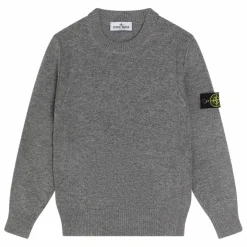 Online Stone Island Pull Logo Laine | Gris