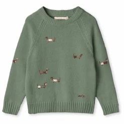 Best Fliink Pull Mahdi Chiens Coton Bio | Vert d'eau