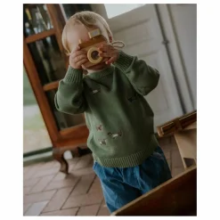 Best Fliink Pull Mahdi Chiens Coton Bio | Vert d'eau