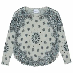 Outlet Kujten Pull Mela Western Cachemire | Gris clair