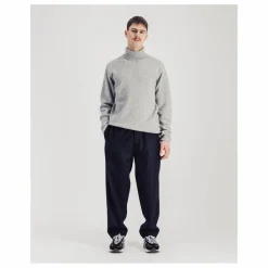 Online Parages Pull Michel Laine Mérinos Superfine | Gris chiné