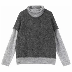 Leon & Harper Pull Mollie Dual | Gris Discount