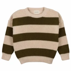 the new society Pull Myra Coton Bio | Khaki Sale