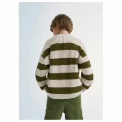 the new society Pull Myra Coton Bio | Khaki Sale