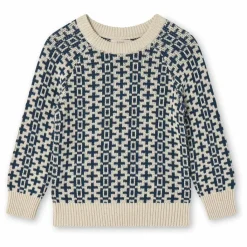 Fliink Pull Nova Nordic Coton Bio | Bleu Sale