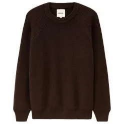 Noyoco Pull Oslo Laine Mérinos et Coton Bio | Marron