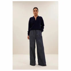 By Bar Pull Polo Dex Laine Mérinos | Bleu nuit