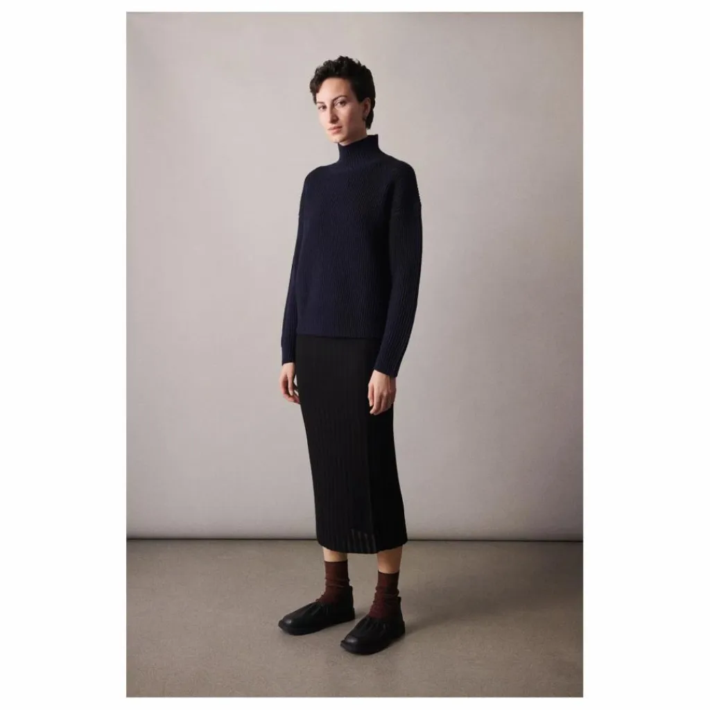 Clearance FUB Pull Raw Laine - Collection Femme | Bleu marine