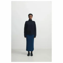 Clearance FUB Pull Raw Laine - Collection Femme | Bleu marine
