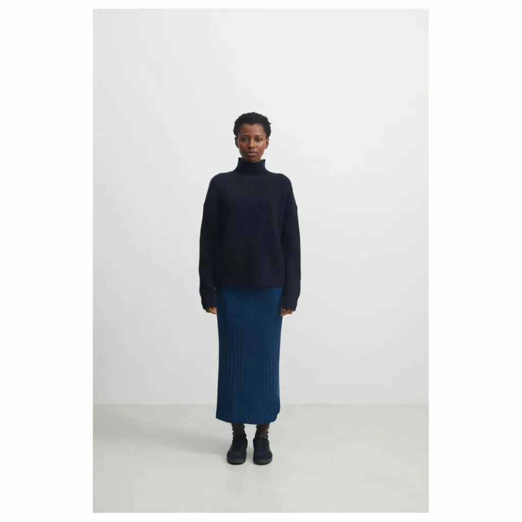 Clearance FUB Pull Raw Laine - Collection Femme | Bleu marine